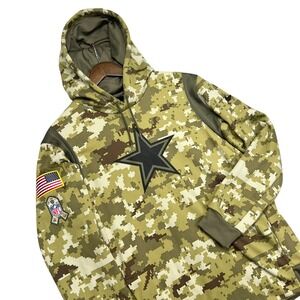 Nike Dallas Cowboys Salute To Service Hoodie Sweatshirt NFL Football Mens Size L